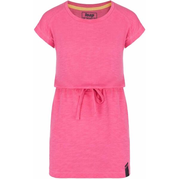 Loap BESSIENA Lány ruha, rózsaszín, méret 134-140