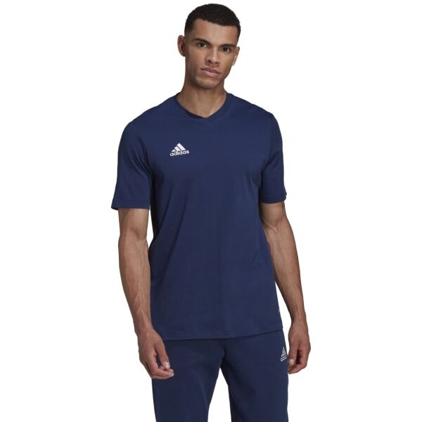 Adidas ENT22 TEE Herrenshirt, Dunkelblau, Größe S