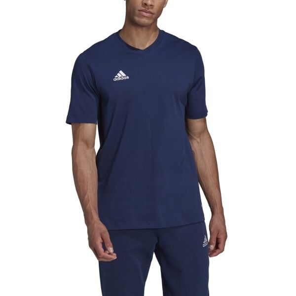 Adidas ENT22 TEE Herrenshirt, Dunkelblau, Größe S