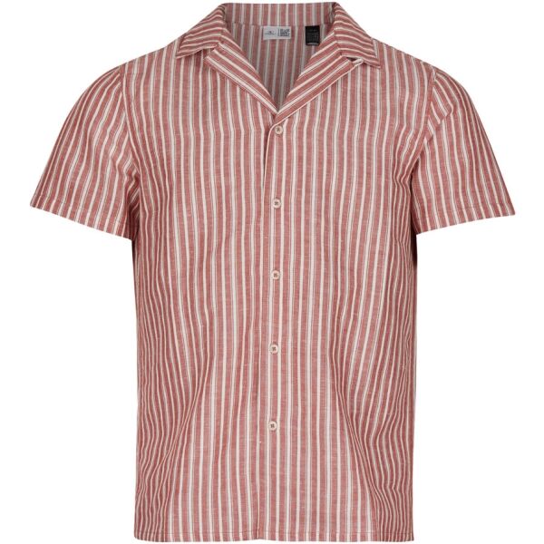 O'Neill BEACH SHIRT Мъжка риза с къс ръкав, червено, Veľkosť S
