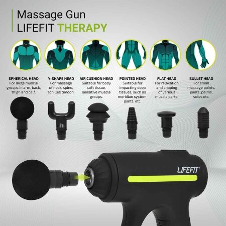 Masážní pistole - Lifefit THERAPY - 6