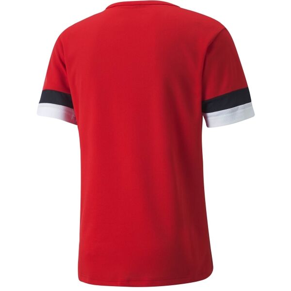 Puma TEAMRISE Футболна тениска за момчета, червено, Veľkosť XXL