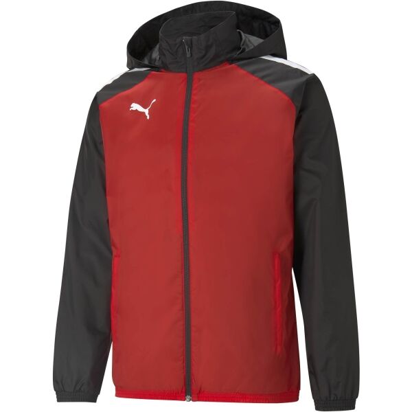 Puma TEAMLIGA ALL WEATHER JACKET Herrenjacke, Rot, Größe XXXL