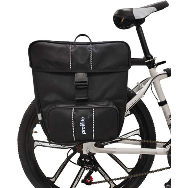 Profilite REAR Чанта за колело за задния багажник, черно, Veľkosť Os