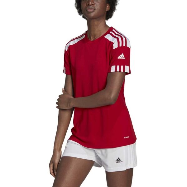 Adidas SQUADRA 21 JERSEY W Damen Fußballdress, Rot, Größe XS