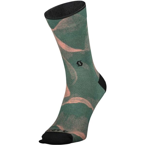 Scott TRAIL VERTIC CREW W Női zokni, sötétzöld, méret 36-38