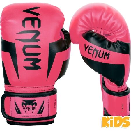 Venum ELITE BOXING GLOVES KIDS - EXCLUSIVE FLUO - Rękawice bokserskie dziecięce