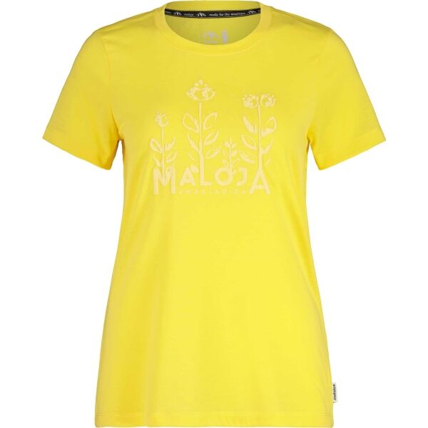Maloja CURAGLIA W Női kerékpáros póló, sárga, méret S