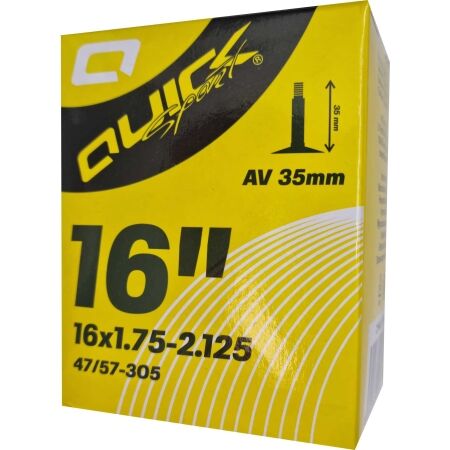 Cameră de bicicletă - Quick AV16 x 1.75-2.125 35mm