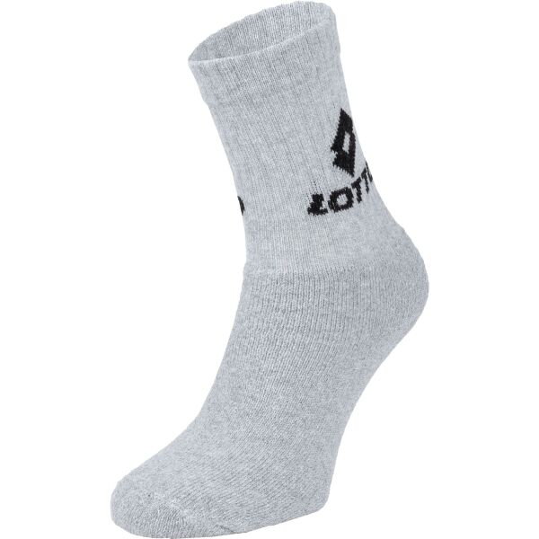 Lotto TENNIS 3P Универсални спортни чорапи, черно, Veľkosť 39-42
