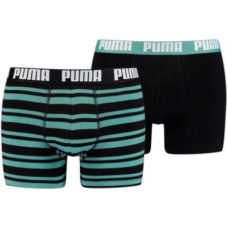 Puma HERITAGE STRIPE BOXER 2P - Pánské boxerky