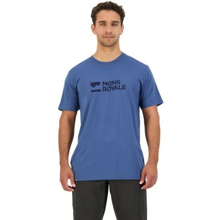 Мъжка тениска от мериносова вълна - MONS ROYALE ICON - 2