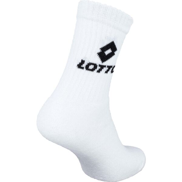 Lotto TENNIS 3P Универсални спортни чорапи, бяло, Veľkosť 35-38