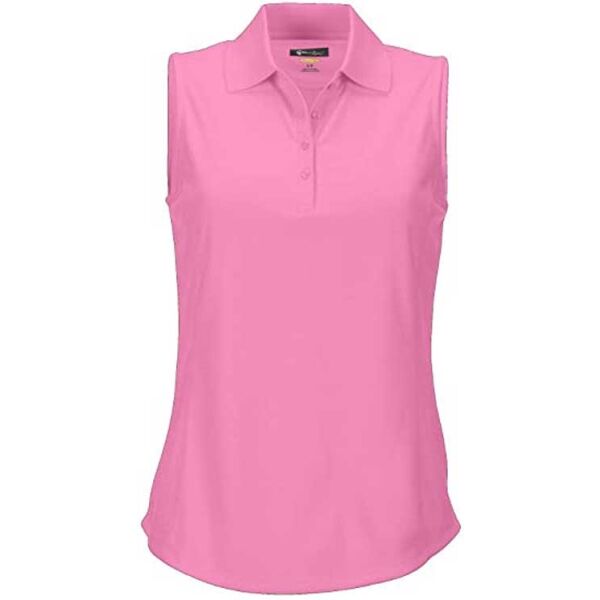 GREGNORMAN PROTEK SLEEVELESS POLO W Дамска тениска с яка за голф, розово, veľkosť XL