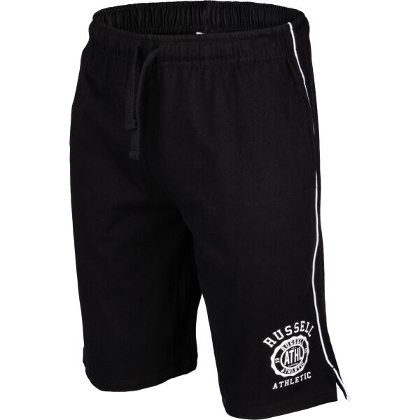 Russell Athletic OWERSIZE SHORT Мъжки къси шорти, черно, размер