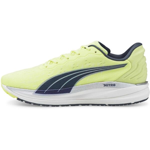 Puma MAGNIFY NITRO Herren Laufschuhe, Grün, Größe 47