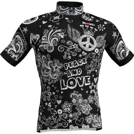 Rosti PEACE AND LOVE - Tricou ciclism bărbați