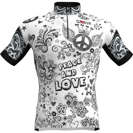 Rosti PEACE AND LOVE - Koszulka rowerowa męska