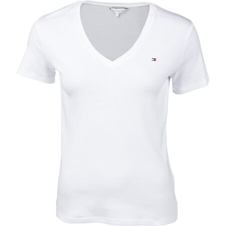Tommy Hilfiger IM SLIM SOLID V-NK TOP SS - Women’s T-shirt