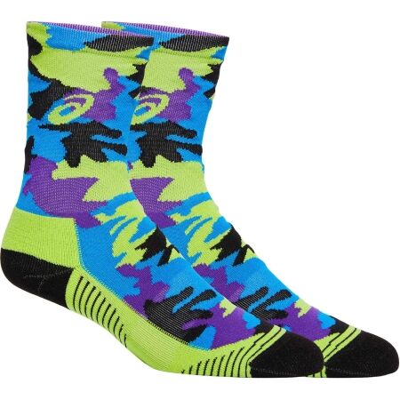 Asics COLOR CAMO RUN CREW SOCK - Дамски чорапи за спорт