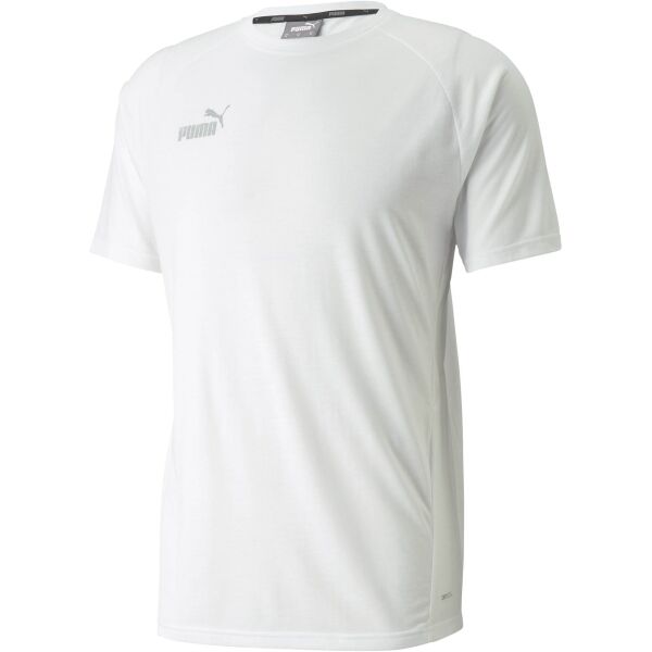 Puma TEAMFINAL CASUALS TEE Futballpóló, fehér, méret XL