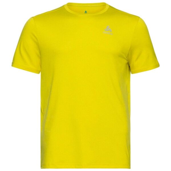 Odlo RUN EASY 365 T-SHIRT CREW NECK SS Férfi póló futáshoz, sárga, méret L