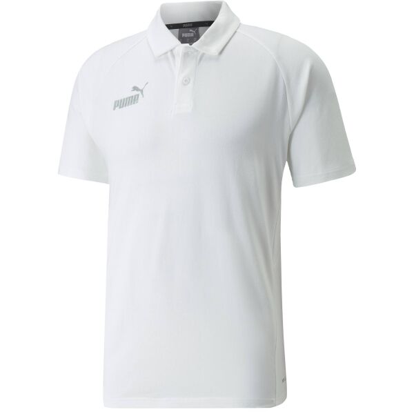 Puma TEAMFINAL CASUALS POLO Férfi póló, fehér, méret L