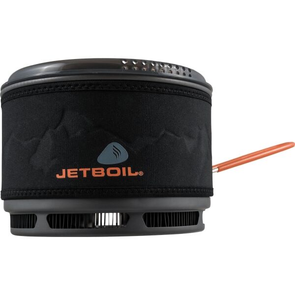 Jetboil 1.5L CERAMIC FLUXRING® COOK POT Туристическа тенджера за котлон, черно, Veľkosť Os