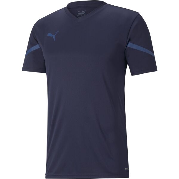 Puma TEAMFLASH JERSEY Мъжка спортна тениска, тъмносин, Veľkosť S