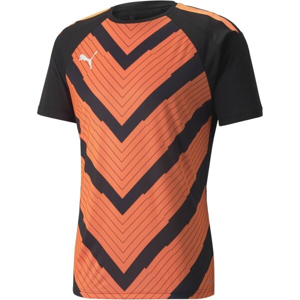 Puma TEAMLIGA GRAPHIC JERSEY Мъжка футболна тениска, черно, Veľkosť L