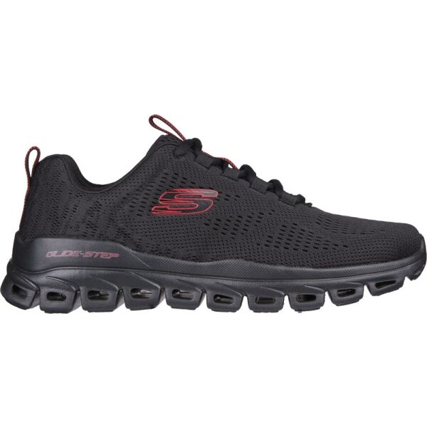 Skechers GLIDE-STEP-FASTEN UP Herrenschuhe, Schwarz, Größe 43