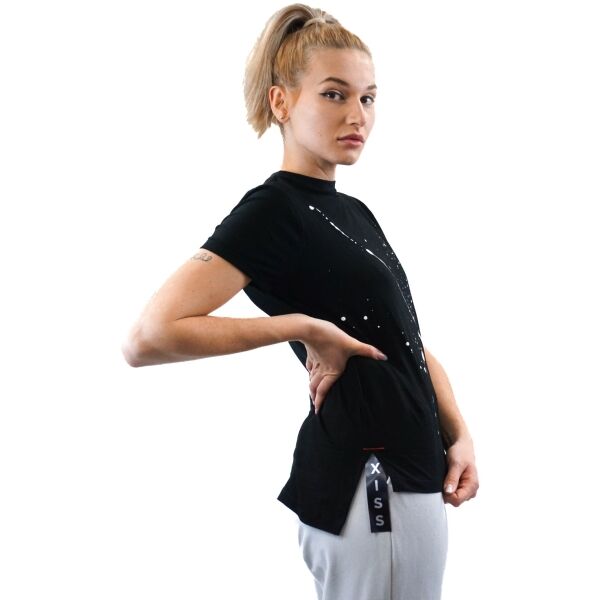 XISS SPLASHED Damenshirt, Schwarz, Größe S/M