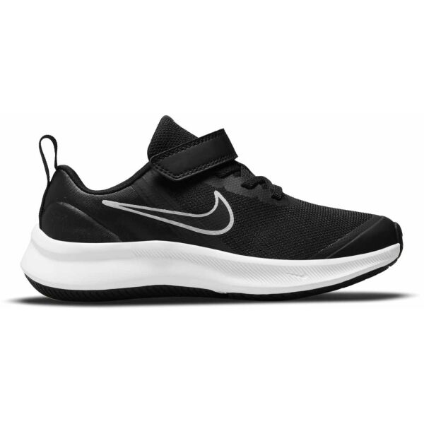 Nike STAR RUNNER 3 PSV Момичешки обувки за свободното време, черно, Veľkosť 28.5
