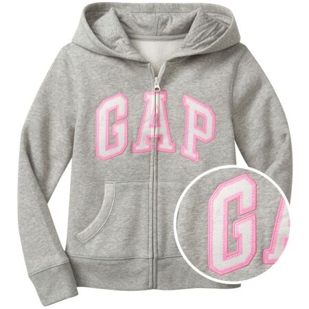 Girls' hoodie - GAP LOGO FZ