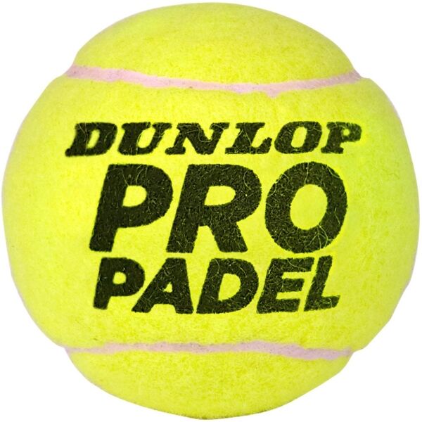 Dunlop PRO PADEL 3PET Топка за падел, жълто, Veľkosť Os