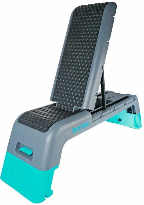 Exercise bench and stepper