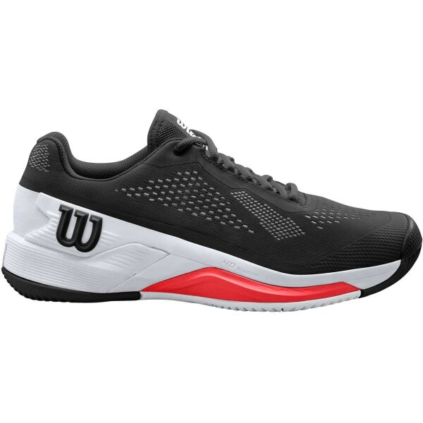 Wilson RUSH PRO 4.0 Мъжки обувки за тенис, черно, размер 46 2/3