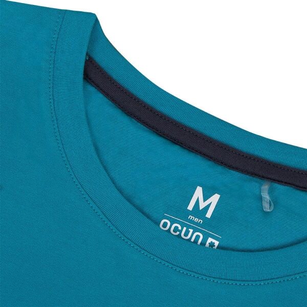 OCÚN CLASSIC T Herren T-Shirt, Blau, Größe S
