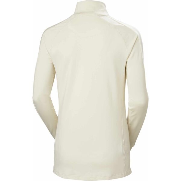 Helly Hansen W EDGE 1/2 ZIP Damen Sweatshirt, Weiß, Größe L