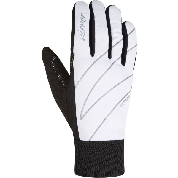 Ziener UNICA W Дамски ръкавици за ски бягане, бяло, Veľkosť 7