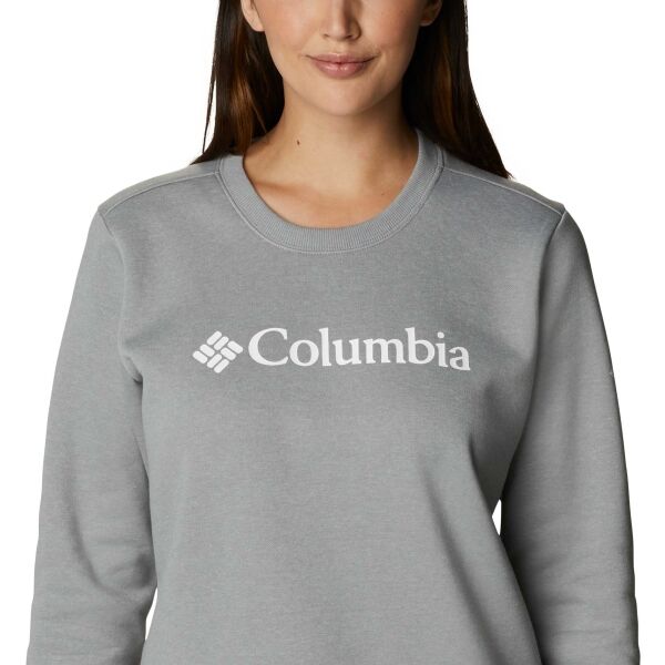 Columbia LOGO CREW - MONUMENT HEATHE Damen Sweatshirt, Grau, Größe S