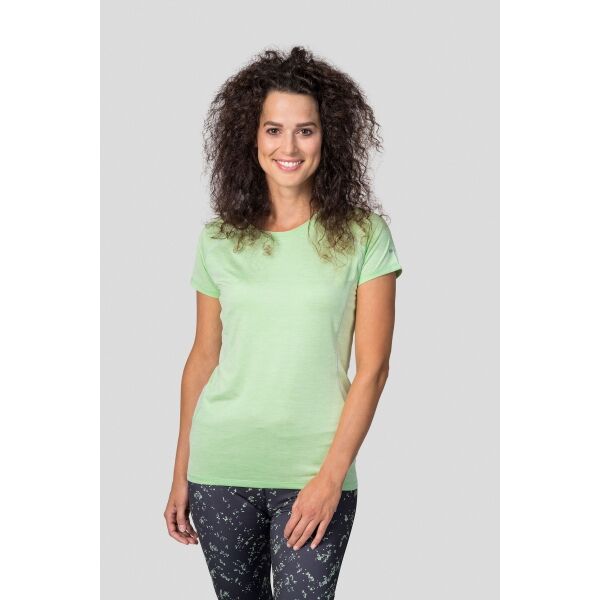 Hannah SHELLY II Дамска функционална тениска, светло-зелено, Veľkosť 42