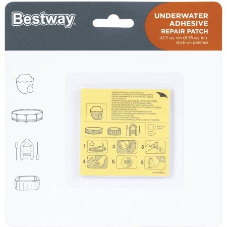 Bestway UNDERWATER ADHESIVE REPAIR PATCH - Set zakrpa