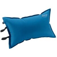 Self-inflatable travel pillow