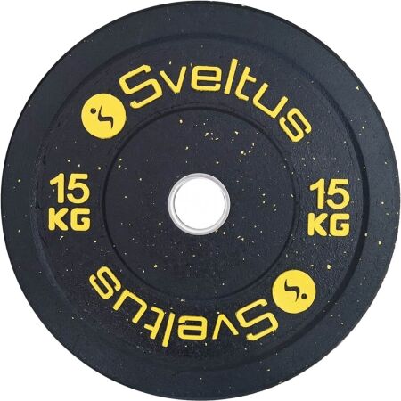 SVELTUS OLYMPIC DISC BUMPER 15 kg x 50 mm - Weightlifting plate