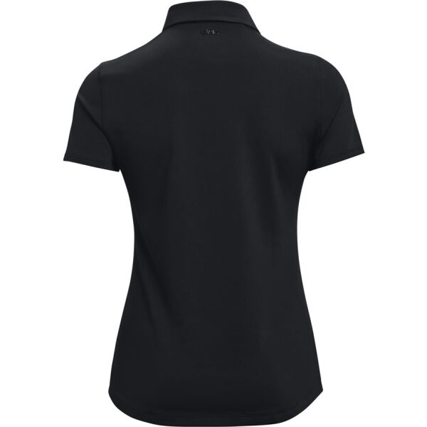 Under Armour ZINGER SHORT SLEEVE POLO Дамска тениска с яка за голф, черно, Veľkosť XS