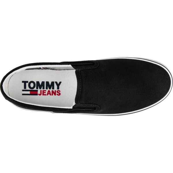Tommy Hilfiger TOMMY JEANS ESSENTIAL SLIPON Dámske Slip-on Tenisky, čierna, Veľkosť 40