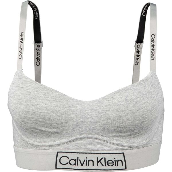Calvin Klein REIMAGINED HERITAGE-LGHT LINED BRALETTE Дамско бюстие, сиво, размер