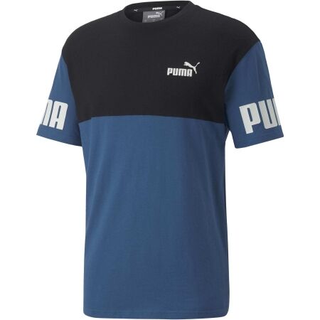 Puma PUMA POWER COLORBLOCK TEE - Pánske tričko