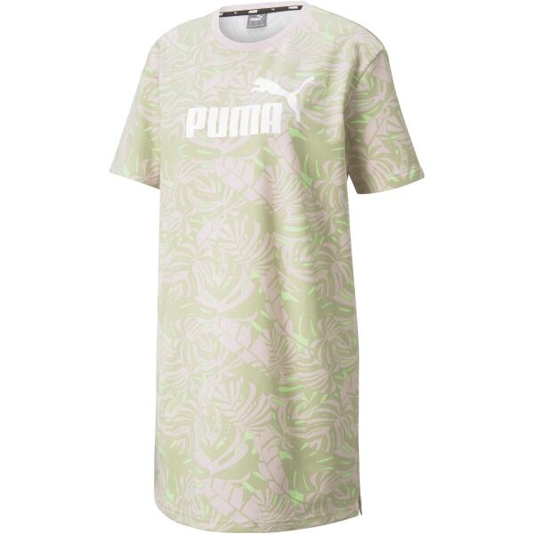 Puma FLORAL VIBES AOP DRESS Női ruha, világoszöld, méret S